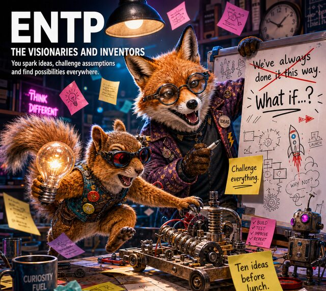 ENTP — The Visionaries and Inventors